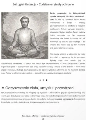 Przykładowa strona książki Sól, ogień i intencja - Codzienne rytuały ochronne – strona 3